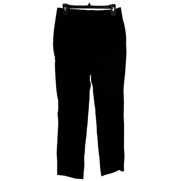 Quince Women's Black Ultra-Stretch Ponte Straight Leg Pull On Pant Size M - Picture 2 of 5